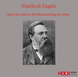 Фридрих Энгельс, 'Роль труда в превращении обезьяны в человека': обложка аудиокниги